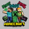 Girl's Minecraft Create Survive Explore Alex and Steve T-Shirt