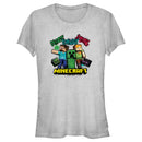 Junior's Minecraft Create Survive Explore Alex and Steve T-Shirt