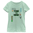 Girl's Minecraft Small Steve and Alex T-Shirt