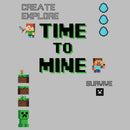 Junior's Minecraft Small Steve and Alex T-Shirt