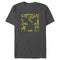 Men's Minecraft Creeper Face Collage T-Shirt