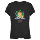 Junior's Minecraft Alex and Creepers T-Shirt