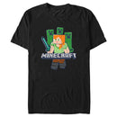 Men's Minecraft Alex and Creepers T-Shirt