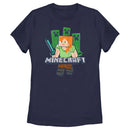 Women's Minecraft Alex and Creepers T-Shirt