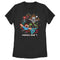 Women's Minecraft Steve and Skeleton T-Shirt