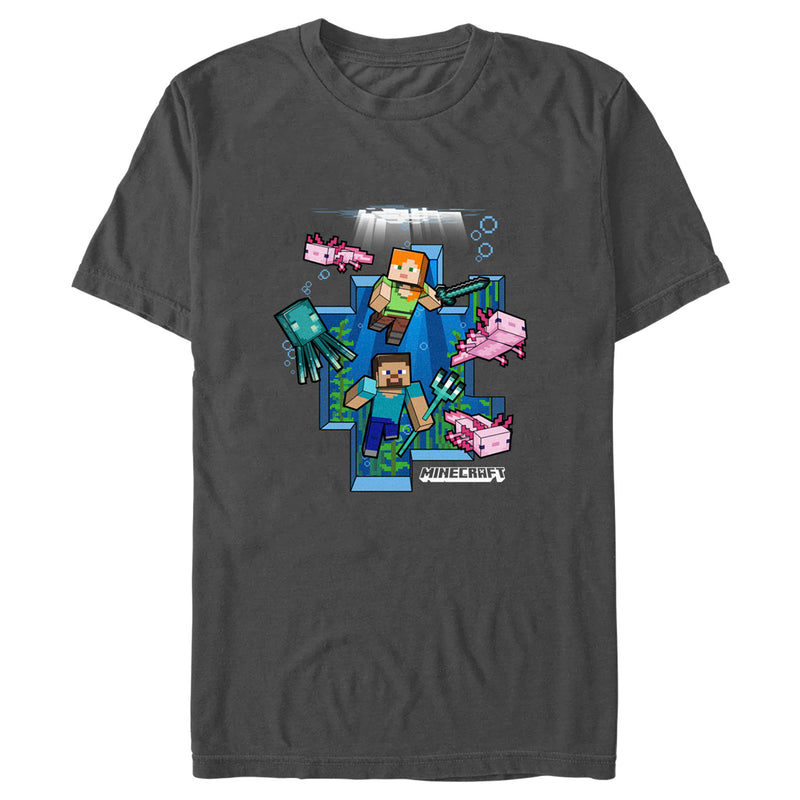 Men's Minecraft Under the Sea T-Shirt