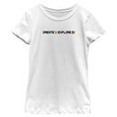 Girl's Minecraft Create Explore Alex and Steve T-Shirt