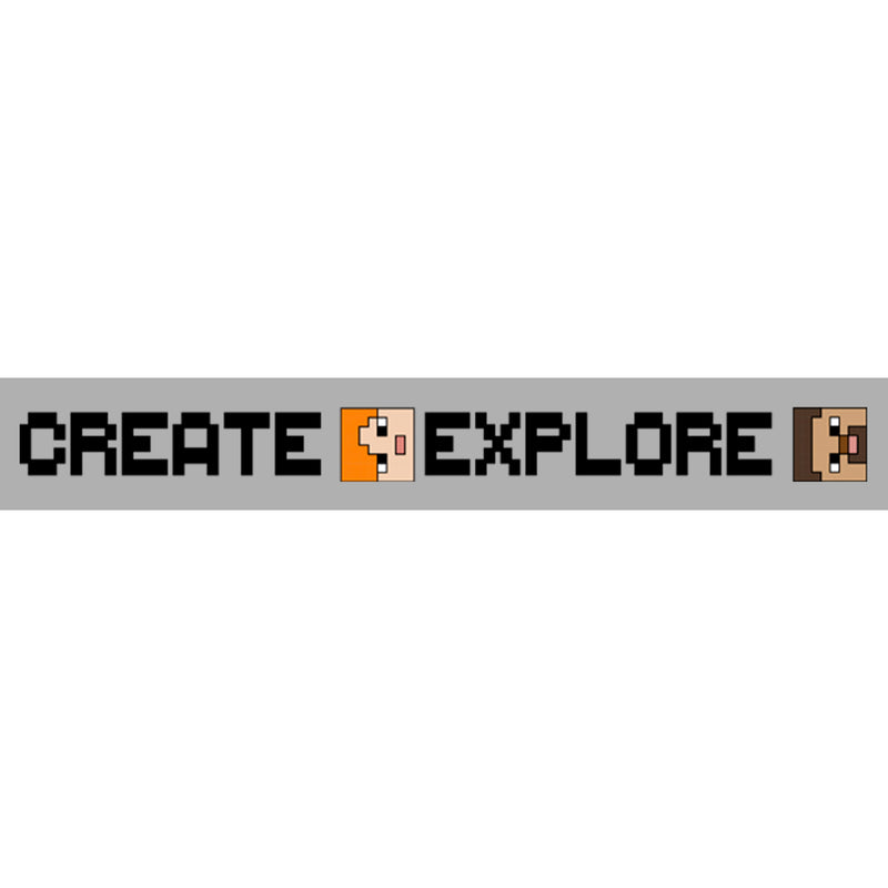 Boy's Minecraft Create Explore Alex and Steve T-Shirt