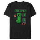 Men's Minecraft Creeper Graph Charged T-Shirt