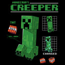 Men's Minecraft Creeper Graph Charged T-Shirt