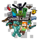 Men's Minecraft Character Collage T-Shirt