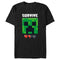 Men's Minecraft Creeper Survive Hearts T-Shirt