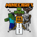Girl's Minecraft Halloween Creeper and Mobs T-Shirt