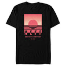 Men's NEFF Pink Sunset Logo T-Shirt