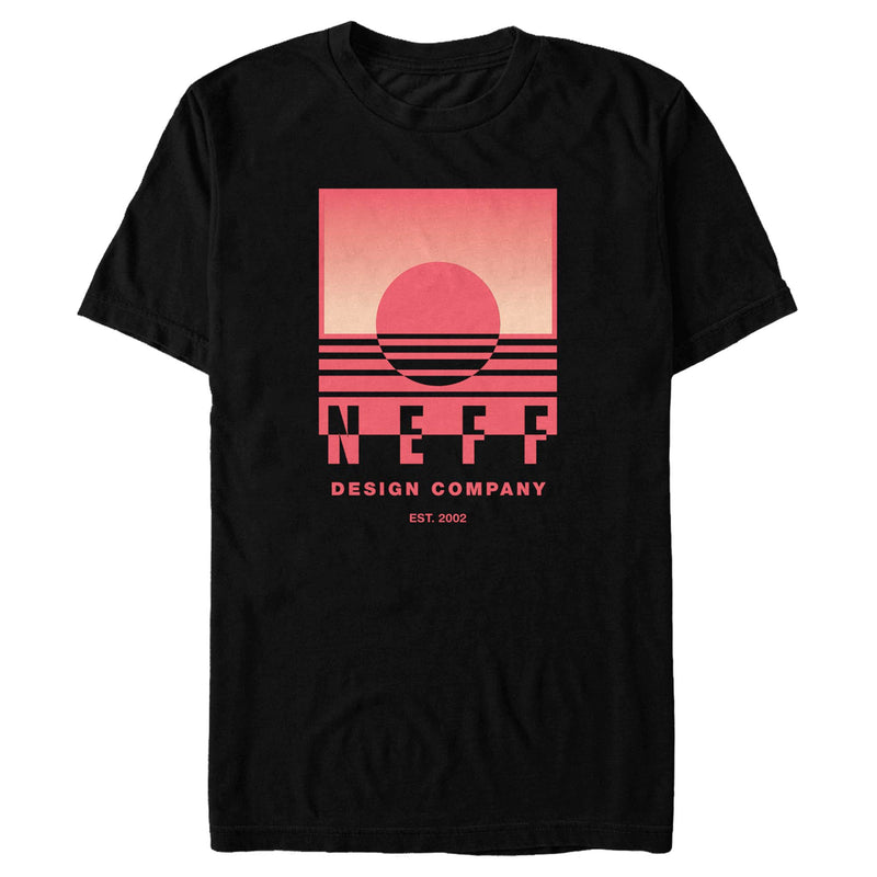 Men's NEFF Pink Sunset Logo T-Shirt