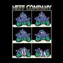 Men's NEFF Meltdown Mushroom Black T-Shirt
