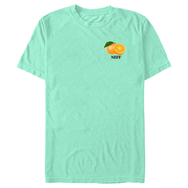 Men's NEFF Small Orange Fruit Logo T-Shirt