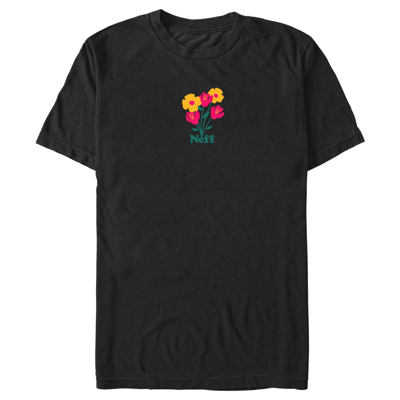 Men's NEFF Small Flower Bouquet Logo T-Shirt