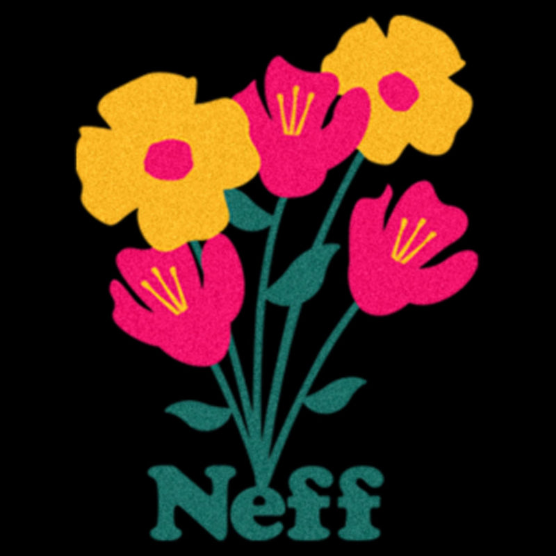 Men's NEFF Small Flower Bouquet Logo T-Shirt