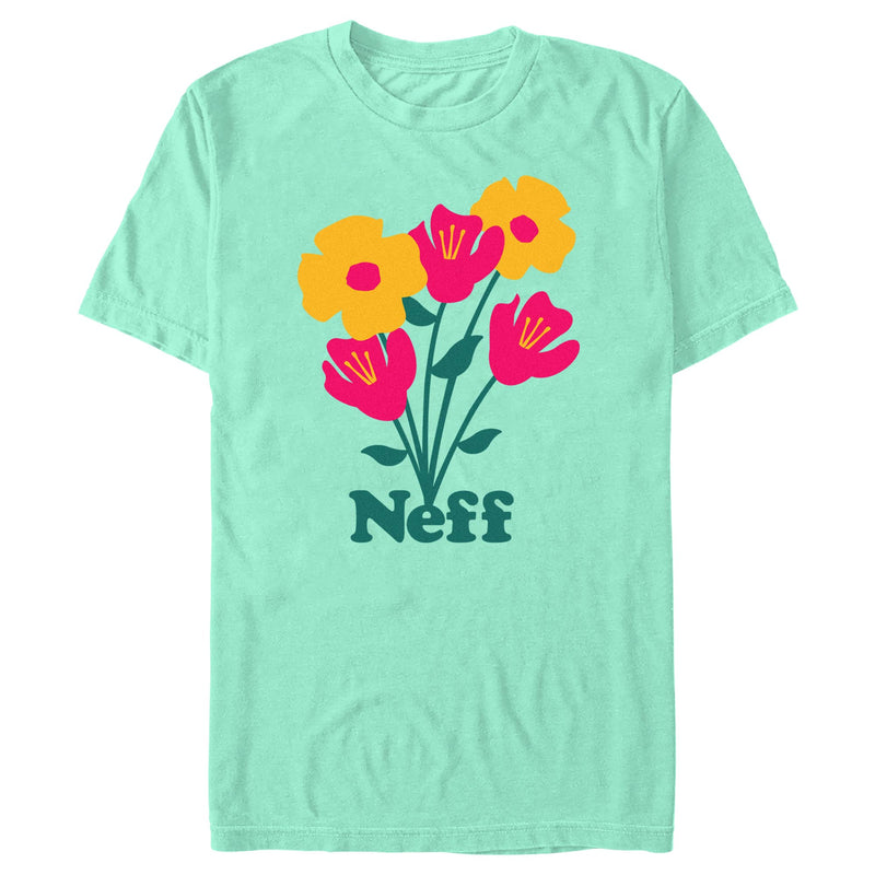 Men's NEFF Large Flower Bouquet Logo T-Shirt