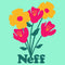 Men's NEFF Large Flower Bouquet Logo T-Shirt