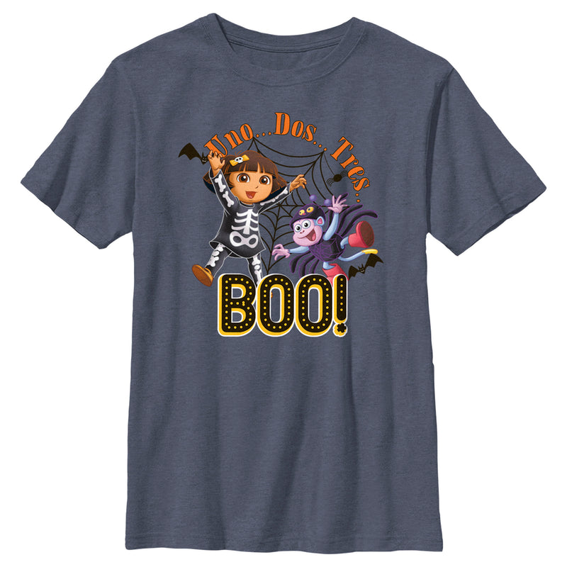 Boy's Dora the Explorer Halloween Friends Boo T-Shirt