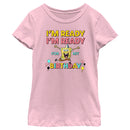 Girl's SpongeBob SquarePants I'm Ready For My Birthday T-Shirt