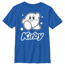 Boy's Nintendo Kirby Black and White Portrait T-Shirt