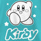 Girl's Nintendo Kirby Black and White Portrait T-Shirt