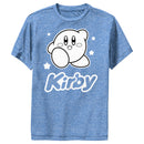 Boy's Nintendo Kirby Black and White Portrait Performance Tee