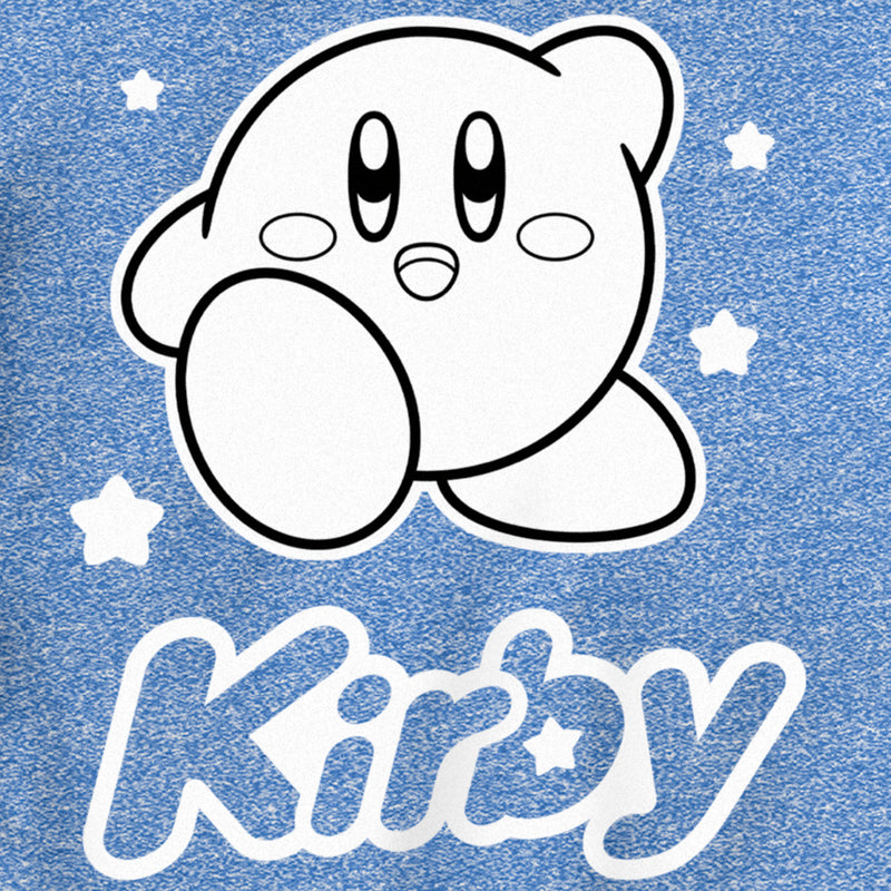 Boy's Nintendo Kirby Black and White Portrait Performance Tee