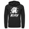 Men's Nintendo Kirby Black and White Portrait Pull Over Hoodie