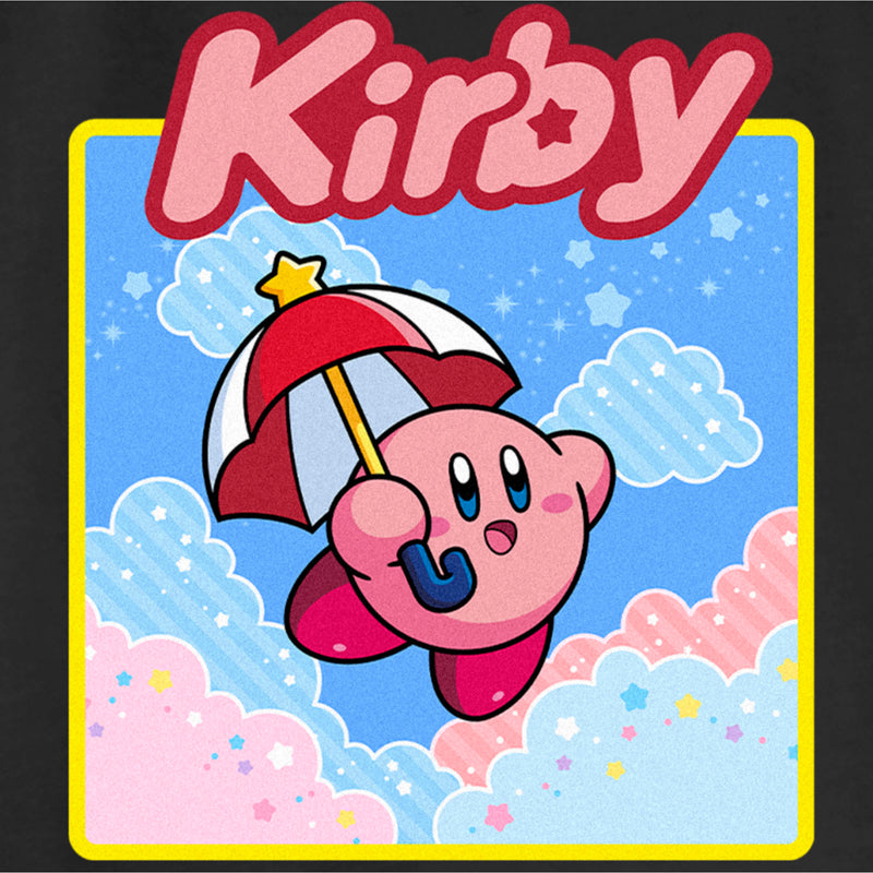 Junior's Nintendo Kirby Flying Portrait Sweatshirt