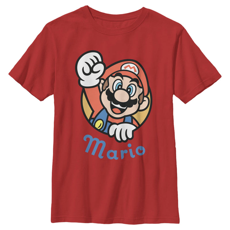 Boy's Nintendo Super Mario Portrait T-Shirt