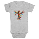 Infant's Curious George Colored Lights Onesie