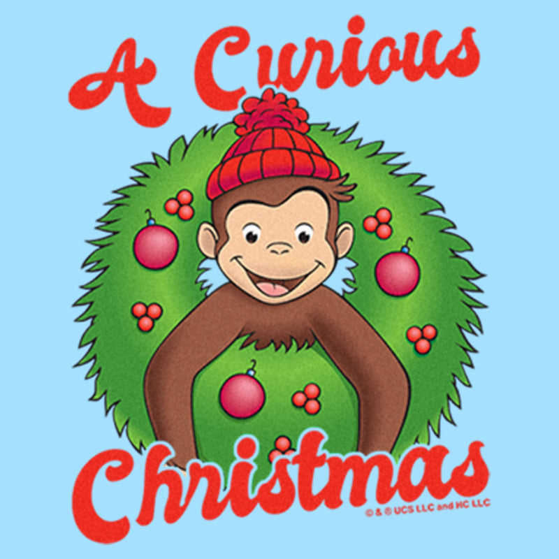 Infant's Curious George A Curious Christmas Onesie