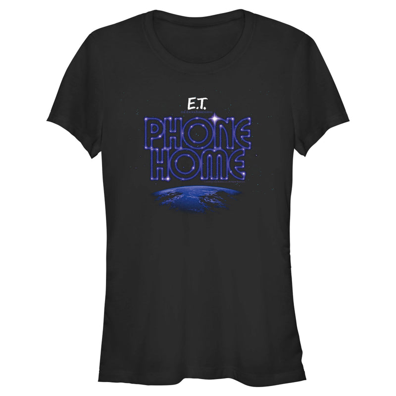 Junior's E.T. the Extra-Terrestrial Earth Phone Home T-Shirt