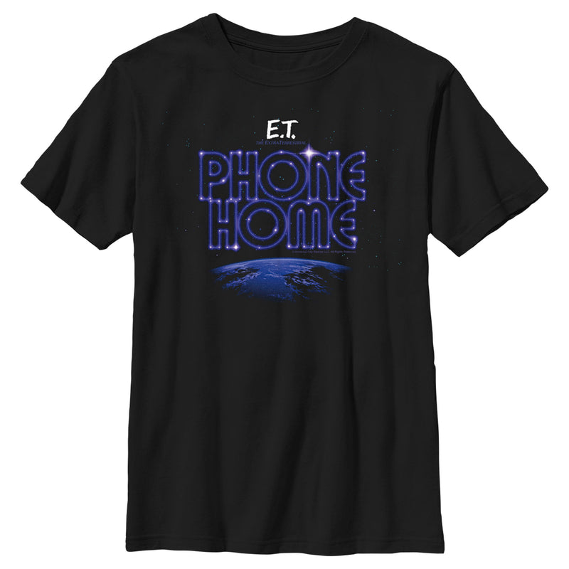 Boy's E.T. the Extra-Terrestrial Earth Phone Home T-Shirt