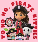 Girl's DreamWorks: Gabby's Dollhouse Yo Ho Ho Pirate Kitties T-Shirt