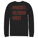 Men's NOPE Haywood's Hollywood Horses Logo Long Sleeve Shirt