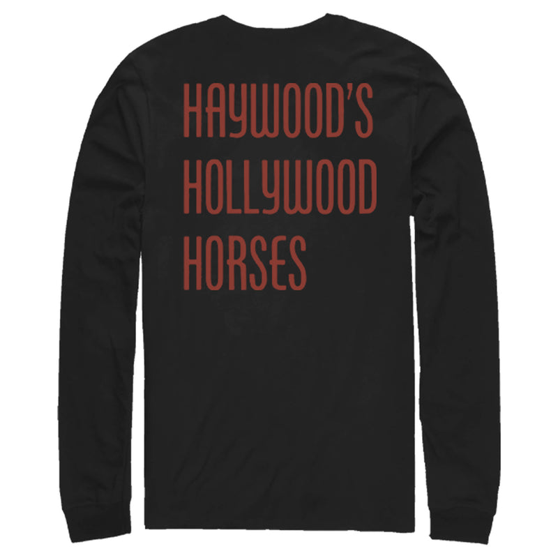 Men's NOPE Haywood's Hollywood Horses Logo Long Sleeve Shirt