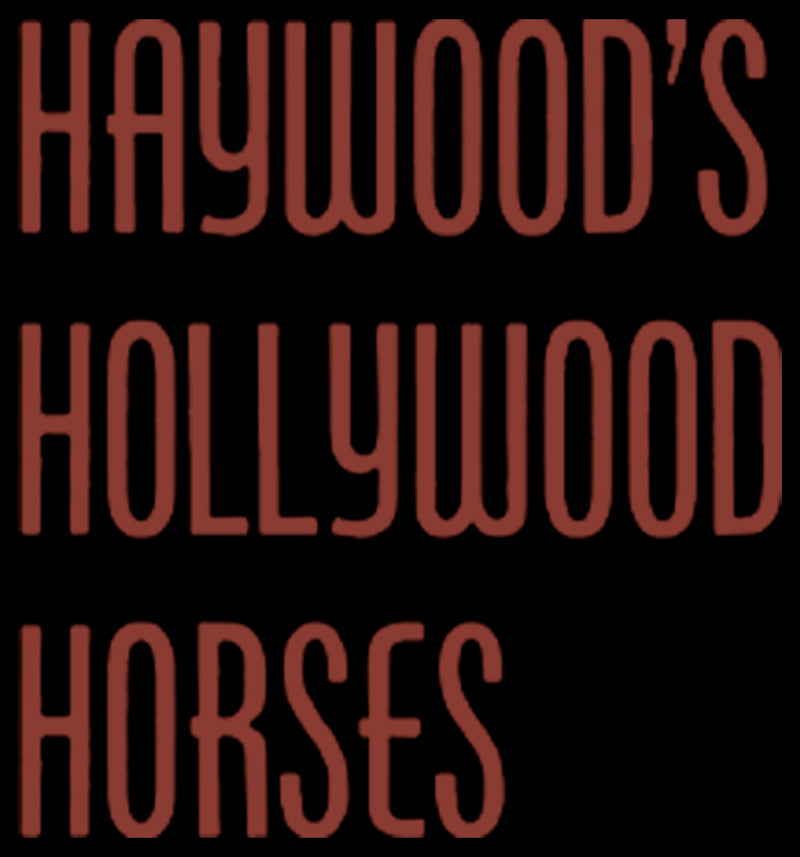 Men's NOPE Haywood's Hollywood Horses Logo Long Sleeve Shirt