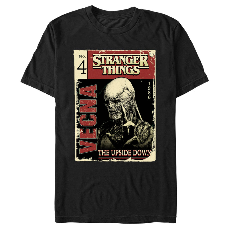 Men's Stranger Things Vecna Comic Book Cover T-Shirt