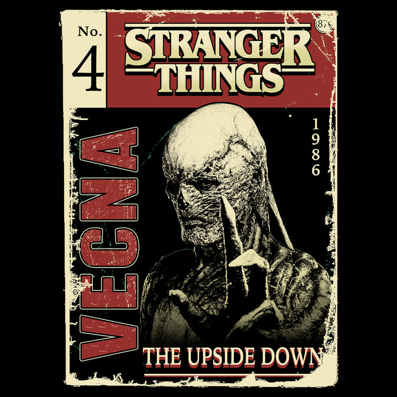 Men's Stranger Things Vecna Comic Book Cover T-Shirt