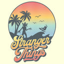 Men's Stranger Things Retro Demogorgon at the Beach T-Shirt