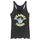 Women's Stranger Things Hang Loose Demon Hand Racerback Tank Top