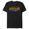 Men's Stranger Things Sparkling Rainbow Logo T-Shirt