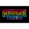 Men's Stranger Things Sparkling Rainbow Logo Pull Over Hoodie