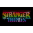 Boy's Stranger Things Sparkling Rainbow Logo T-Shirt