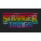 Women's Stranger Things Sparkling Rainbow Logo Racerback Tank Top